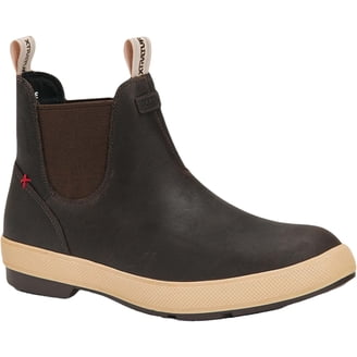 Blundstone Steel Toe Slip-On Elastic Side Boots, Kick Guard, Black