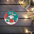 thumbnail image 4 of Peantus, Snoopy Round Metal Sign, 12" Diameter, Green, 4 of 8