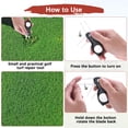 thumbnail image 4 of Herramienta de reparación de divots de golf Uxcell [1PCS] - Herramienta de divot plegable con marcador de bola magnético - [Gris] Tines verdes, 4 of 7