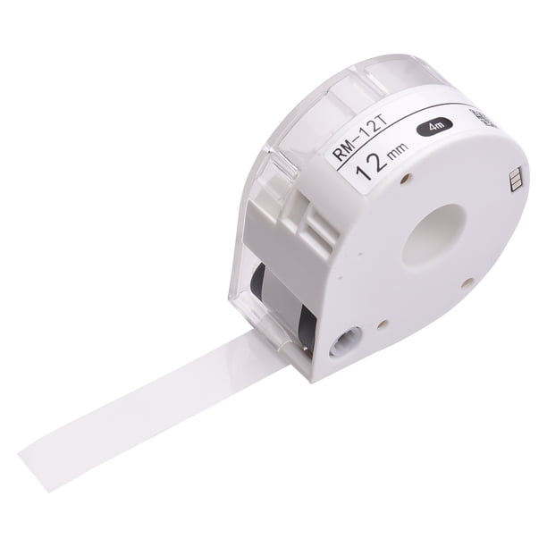 MAKEID 1 rollo de papel de impresora térmica de papel de etiqueta adhesiva transparente