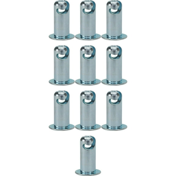 Speedway Motors Steel Oval Head Quarter Turn Panel Fasteners, .750 Inch Grip Length, Zinc Plated Hardware for Body Panels, Hoods, Trunk Lids and Access Panels, 10 Pack