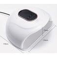 thumbnail image 5 of Secador de uñas con lámpara UV, lámpara de uñas con 18 perlas de lámpara LED, secador de uñas LED UV de 72 W con 3 temporizadores 30/60/99 s de secado rápido para esmalte de uñas semipermanente, gel y, 5 of 5