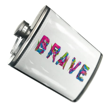 

NEONBLOND Flask Brave Modern Design Lettering