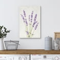 thumbnail image 4 of wall26 Canvas Print Wall Art Retro Watercolor Lavender Bouquet Floral Botanical Illustrations Realism Chic Scenic Relax/Calm Multicolor Cool for Living Room, Bedroom, Office - 12"x18", 4 of 7