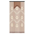 thumbnail image 6 of ANMINY Wooden Bead Door Curtain String Bohemian Bamboo Doorway Divider 35x68in, Wintersweet, 32 strands, 6 of 8