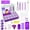 Purple, variant on 112pcs Diamond Art Accessory Set with Storage Case - 5D Diamond Art Tools Featuring Precision Pens, Tweezers, Funnels, Trays, Clips, And Adhesive Tape, Perfect for Both Newcomers And Seasoned Artists