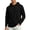 Black_017, variant on Domuza Men's Lightweight Long Sleeve Pullover Hoodies, Loose Fit Hooded Sweatshirts with Convenient Pockets, Soft Athletic Casual Tops Navy L