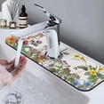 thumbnail image 7 of Kdxio Herbs and Wildflowers Pattern Non-Slip Diatom Mud Faucet Drain Pad,Self Absorbent Mat for Kitchen Sink for Variety Kitchen & Bathroom Countertops, 7 of 7