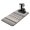 White-185, variant on Vintage Ethnic Dish Drying Mat, Absorbent Coffee Bar Mat with Boho Tribal Style Patterns, Leak-Proof Non-Slip Kitchen Counter Mat