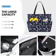 thumbnail image 3 of Gaeub Love Butterflies Beach Travel Bag, Multi-Pocket Beach Bag, Summer Vacation Bag, Beach Essentials Tote, 3 of 7