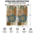 thumbnail image 2 of Blackout Kids Curtains,Boho Bohemia Pioneer Flower Childrens Insulated Curtains Set Of 2,Bedroom Essentials,Toddler Room Decor 42"x84"(106x213cm), 2 of 4
