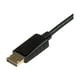 StarTech.com DisplayPort to DVI Converter Cable - Adaptateur DP vers DVI - 3ft - 1920x1200 (DP2DVI2MM3) - Câble d'Affichage - DisplayPort (M) à DVI-D (M) - 3 ft - Noir - pour P/N: DK30CH2DEP, DK30CH2DEPUE – image 2 sur 3