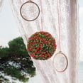 thumbnail image 6 of Simulation Plant Flower Hanging Topiary Ball 7.8inch DIY Landscaping Multipurpose PE Material Decoration for Balcony, Wedding and Home Decor Style B, 6 of 8