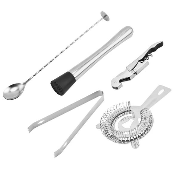 1 Set of Bartending Tool Cocktail Drink Mixer Cocktail Shaker Tool Kit Stainless Steel Drink Mixer