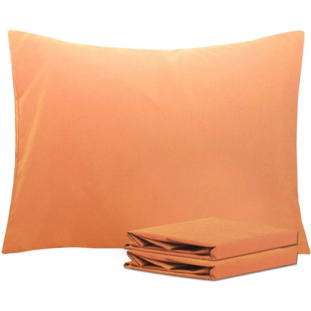 NTBAY Juego de 2 fundas de almohada estándar, 100% microfibra cepillada de 1800 hilos, súper suaves y acogedoras, resistentes a las arrugas, la decoloración y las manchas con cierre de sobre, fundas d
