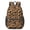 Black and Orange, variant on Black and Orange Leopard Print 17" School Backpacks for Teens,Waterproof Oxford Fabric,S-Shape Padded Straps for School,Travel,Hiking,Camping