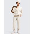 thumbnail image 4 of Buzo CRZ YOGA para Hombre con Media Cierre y Cuello Simulado Forrado en Polar Talle Large, 4 of 5