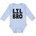 thumbnail image 3 of Inktastic Little Brother Lil Bro Boys Boys Long Sleeve Baby Bodysuit, 3 of 5