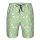 thumbnail image 3 of Balery Easter with eggs and flowers Traje de Baño Estilo Hawaiano para Hombre, Shorts de Secado Rápido con Bolsillos-XX-Large, 3 of 6