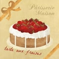 thumbnail image 2 of Teller, Skip 12x12 Black Ornate Wood Framed with Double Matting Museum Art Print Titled - Tarte aux fraises, 2 of 4