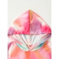 thumbnail image 6 of Mikrdoo Kid Girls Casual Dress Tie-dye Sleeveless Hooded Slim Dress One Piece Beach Sundress Sizes 7-14, 6 of 9