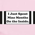 thumbnail image 2 of CafePress - Prison Nine Months On Inside Baby Infant Bodysuit - Baby Light Bodysuit, Size Newborn - 24 Months, 2 of 4