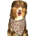 thumbnail image 6 of Disketp Wildflowers Vintage Dog Bandanas 1PC Triangle Adjustable Puppy Bandana Bib Handkerchief for Large Medium Girl Dogs Pets Gift, 6 of 6