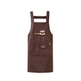 thumbnail image 4 of Abbracc Apron Professional Adjustable Work Apron with Pockets Soft Cooking Apron Cooking Coffee, 4 of 9