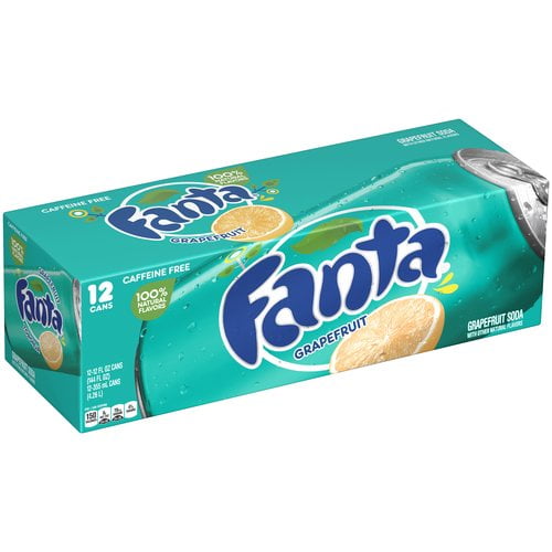 fanta grapefruit soda 12 fl oz 12 count walmart leander tx
