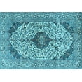 thumbnail image 1 of Ahgly Company Indoor Rectangle Persian Light Blue Traditional Area Rugs, 7' x 10', 1 of 4