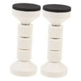 thumbnail image 4 of CIMAXIC Bed Noise Stopper 2Pcs White Plastic EVA Protective Pad Square Adjustable Height For Homeowners, 4 of 8