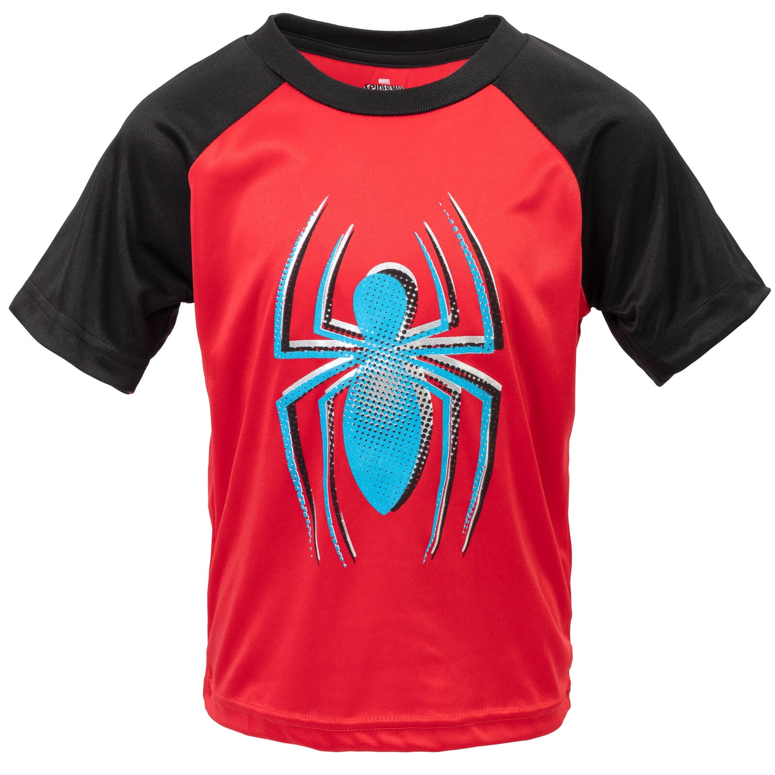 Marvel Spider-Man Venom Miles Morales Big Boys 3 Pack Athletic T-Shirts Little Kid to Big Kid