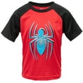 thumbnail image 3 of Marvel Spider-Man Venom Miles Morales Big Boys 3 Pack Athletic T-Shirts Little Kid to Big Kid, 3 of 4