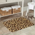thumbnail image 6 of Non Slip Door Mat, yellow black Leopard print Fast Drying Bath Tub Mats, Absorbent Bathroom Rugs Entrance Welcome Mat, Bath MatS for Tub, Floor, Home, Kitchen, Hotel,16x24in, 6 of 7