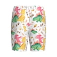 thumbnail image 5 of Gaeub Cute Baby Dinosaurs Printed Men's Short Pajama Pants, Lightweight Lounge & Sleep Bottoms Keep You Cool - 4X-Large, 5 of 9