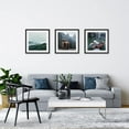 thumbnail image 4 of ELSKER&HOME 20x20 Picture Frame Black Set of 3, 20x20 Frames without Mat or 16x16 with Mat 3 Pack, Photo Frame Wall Mounting, 4 of 7
