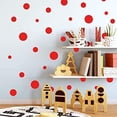thumbnail image 1 of Premium Multi-Sized Vinyl Decals \u2013 268pcs Easy Peel & Stick Set for Apartments, Nurseries & DIY Home Decor (Red), 1 of 6