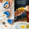 thumbnail image 6 of 4pcs/1pcs Egg Poachers Silicone Egg Cooker Kitchen Tools Non\-stick Pancake Cooking Boiler Kitchen Cooking Tool Accessories Blue, 6 of 9