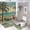 style-1392, variant on 4 Pcs Shower Curtain Sets Vintage Beach Scene Bathroom Shower Curtain Set with Rugs Summer Vacation Beach Bathroom Decor Sets for Bathroom Decor 72inch X 72inch