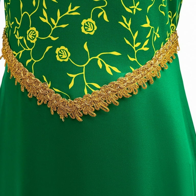 Rongking Green Princess Fancy-Dress Costume for Little Girls, 110/7-8Y -  Walmart.com