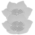 thumbnail image 4 of PAMINGONO Shower Soap Tray Water Drainage Flower Shape 2Pcs, 4 of 8