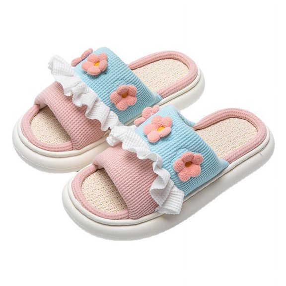 Slipper Comfortable Quick Drying Breathable Skidproof Women Sandal for Home Bedroom Pink 40/41 for 39-40