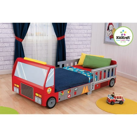 KidKraft - Fire Truck Toddler Bed
