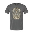 thumbnail image 2 of Wild Bobby, Loyal To One Dedicated Steadfast In Faith | Religious Bible Verse John 14:6 Inspirational/Christian Men Premium Tri Blend Tee, Dark Heather, X-Large, 2 of 6