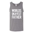thumbnail image 2 of Wild Bobby,Worlds Okayest Father Gift for Father Dad Husband, Father's Day, Men Graphic Tank Top, Heather Grey, Small, 2 of 3