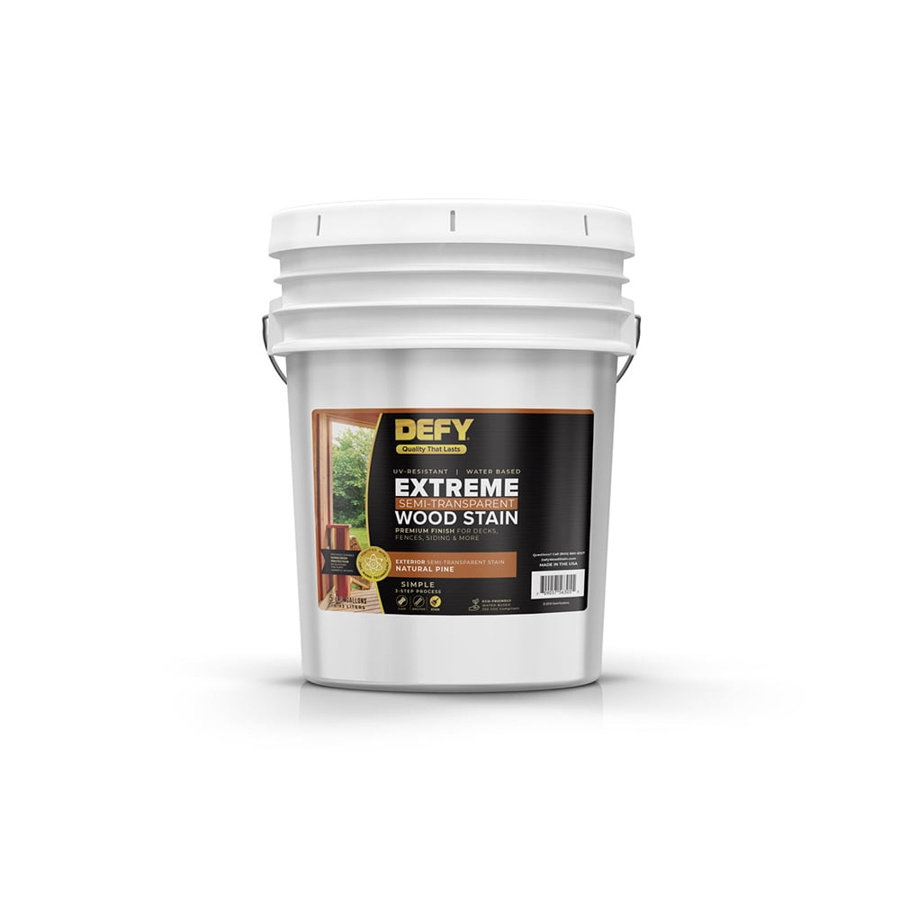 DEFY Extreme Wood Stain Natural Pine 5gal