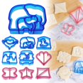 thumbnail image 1 of Opvise Funny Animal Shaped Lunch Sandwich Cookies Cake Bread Cutter DIY, 1 of 9