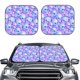 thumbnail image 2 of Fotbe Blue Skull Daisy Juego de 2 Piezas de Parasoles para Parabrisas | Bloqueador Solar para Auto | Accesorios Plegables para Protección Solar Interior-Large, 2 of 6