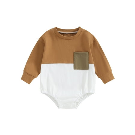 

Canis Infant Winter Round Neck Bodysuit for Baby Boys with Long Sleeves