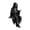 A, variant on Reading Statue Bookshelf Figure,Gothic Grim Reaper Statue,Mystery Reading Figurines Sitting Sculpture for Bookshelf Decor Fantasy,Halloween Trinkets Dark Academia Decor Aesthetic 8.7 inch